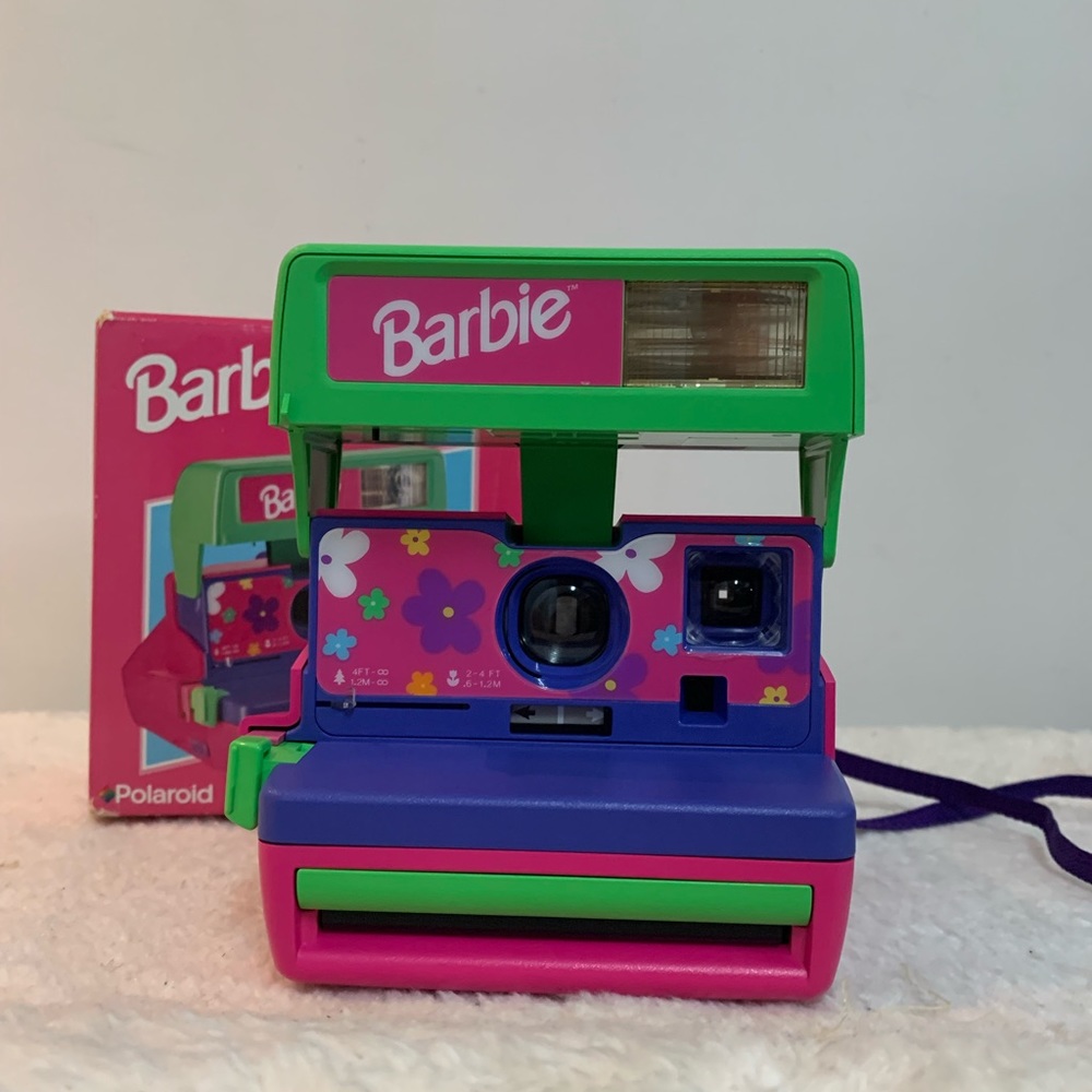 Vintage Barbie Polaroid Camera